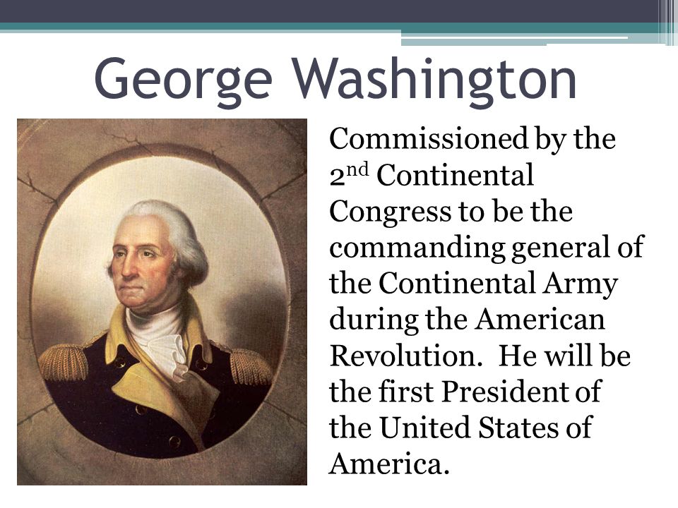George Washington, The First President of the United States of America